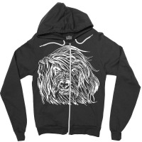 Tibetan Terrier T  Shirt Tibetan Terrier Line Art T  Shirt Zipper Hoodie | Artistshot