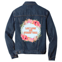 Lay Low And Stand Tall Men Denim Jacket | Artistshot