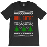 Ugly Hail Satan Christmas T-shirt | Artistshot