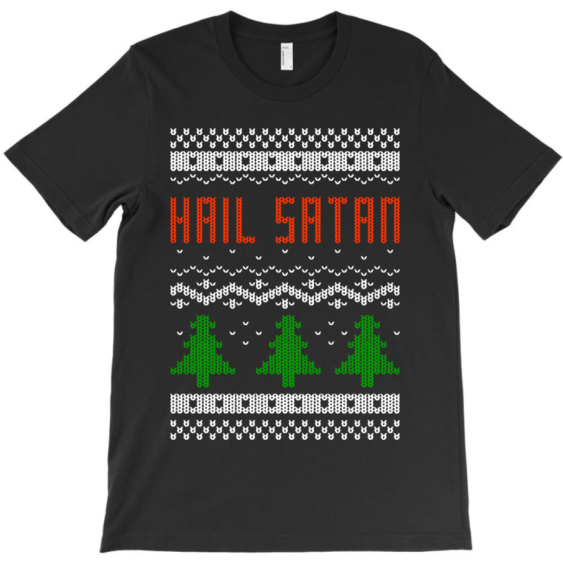 Ugly Hail Satan Christmas T-Shirt by William Art | Artistshot