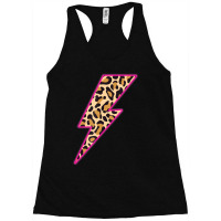 Leopard Lightning Bolt Cheetah Thunder Animal Print Racerback Tank | Artistshot