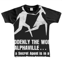 Alphaville 60s Movie Aesthetic Design Graphic Youth T-shirt | Artistshot