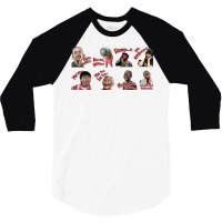 Various Reactions 3/4 Sleeve Shirt | Artistshot