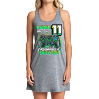 Level 11 Unlocked Crushing It 2011 Video Game 11th Birthday Tank Dress | Artistshot