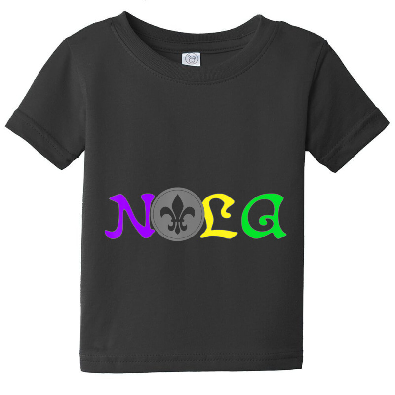 Nola New Orleans Mardi Gras 504 Baby Tee by femalesbaubles | Artistshot