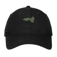 Military Guppy Camo Print Us Rainbow Fish Veteran Men Adjustable Cap | Artistshot