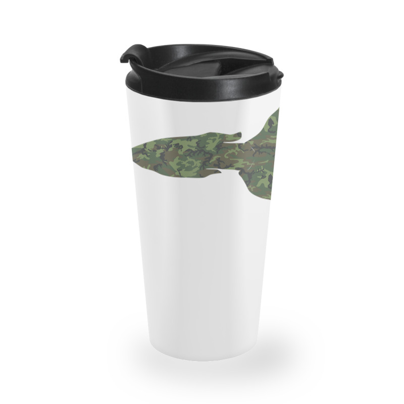 Military Guppy Camo Print Us Rainbow Fish Veteran Men Travel Mug | Artistshot