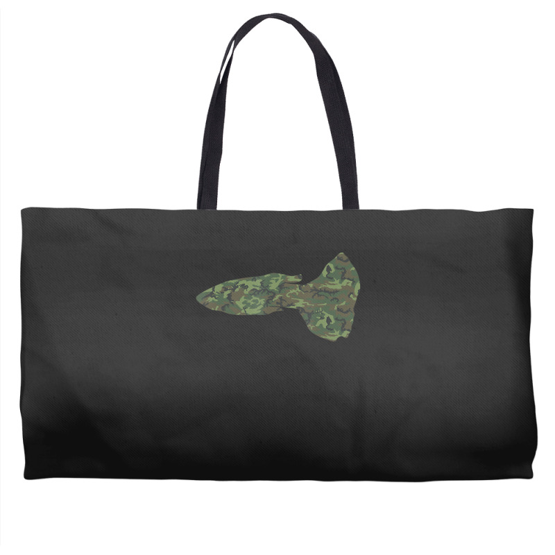 Military Guppy Camo Print Us Rainbow Fish Veteran Men Weekender Totes | Artistshot