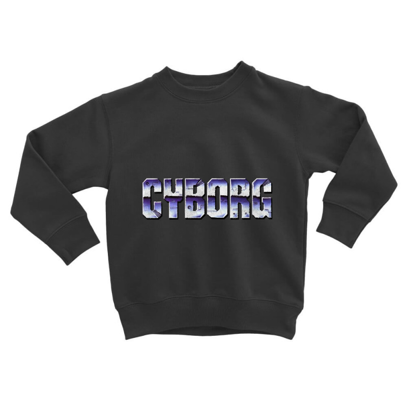 Cyborg Vintage Action Hero Toddler Sweatshirt by Pannell Quintero | Artistshot