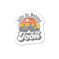 Life Is Better On The Toon Pontoon Boat Boating Sticker | Artistshot