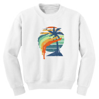 Diver, High Diving, Swimming, Retro Vintage, Sports Youth Sweatshirt | Artistshot