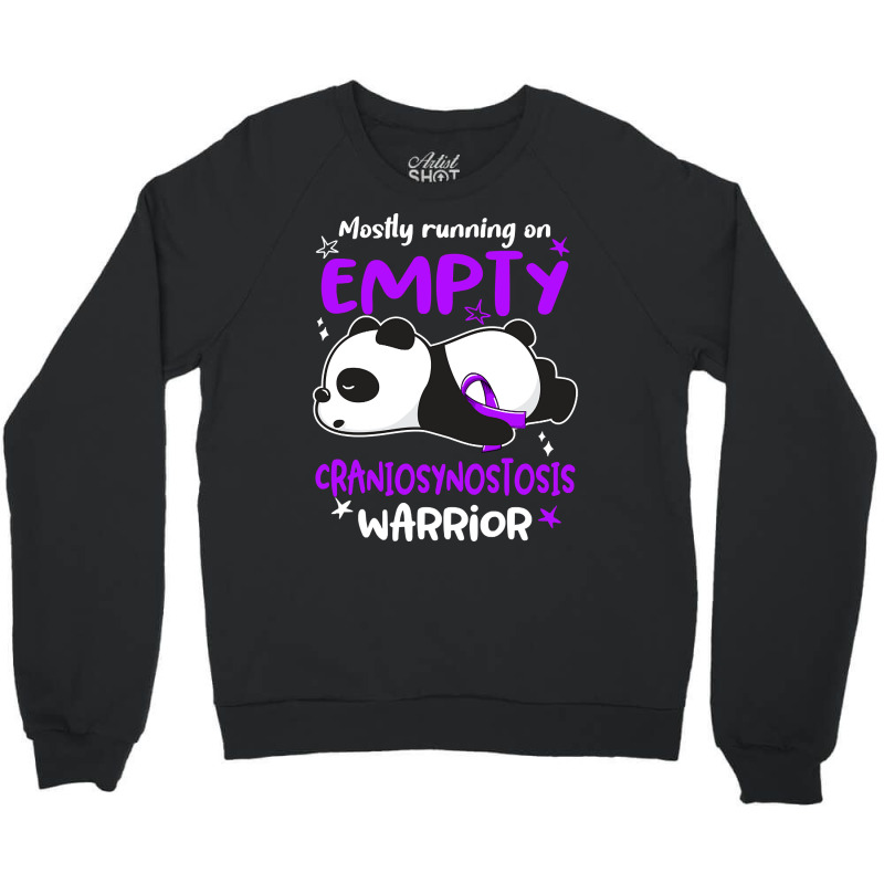 Mostly Running On Empty Craniosynostosis Warrior Crewneck Sweatshirt by mckeebeckett3l9yxd | Artistshot