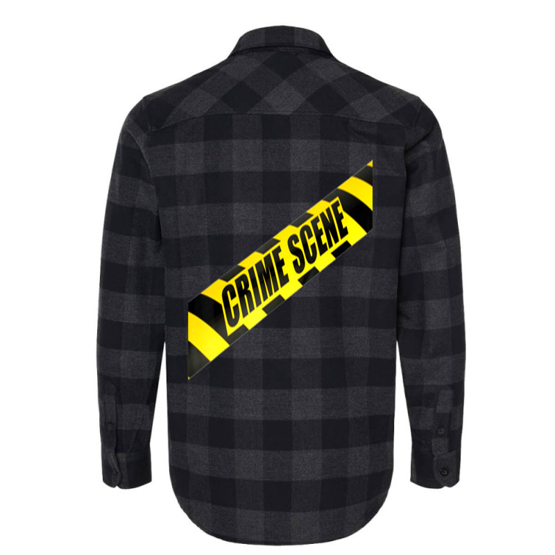 Crime Scene Forensic Tape Police Science Investigator Csi Flannel Shirt | Artistshot