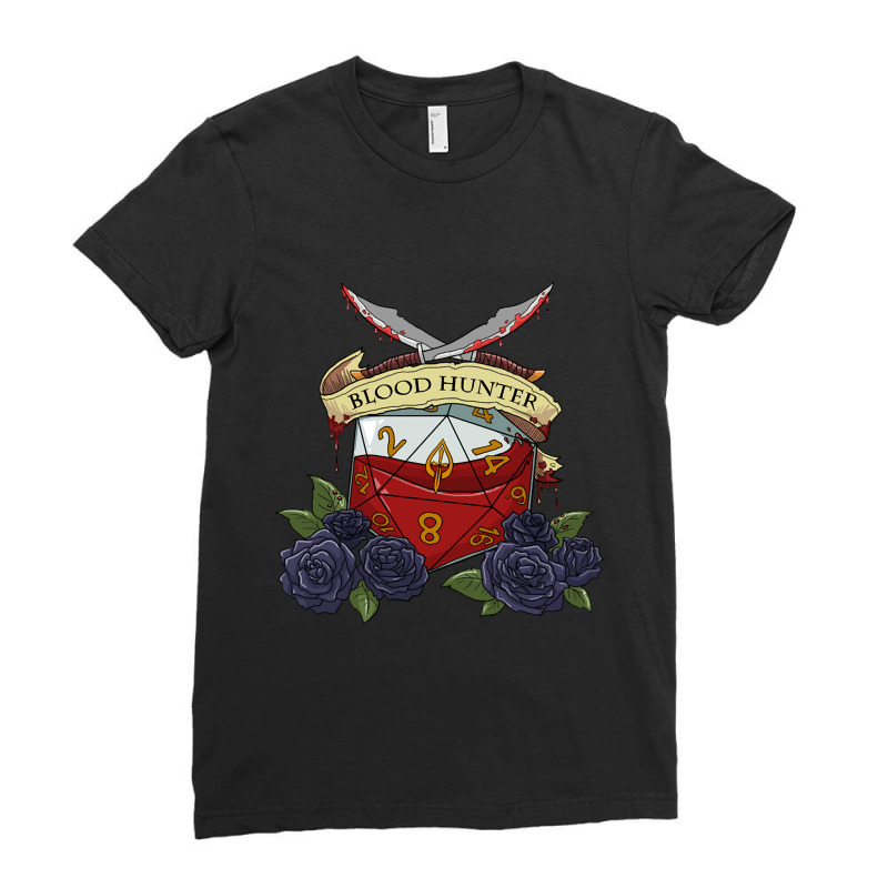 Dice Blood Hunter Ladies Fitted T-Shirt by Pannell Quintero | Artistshot