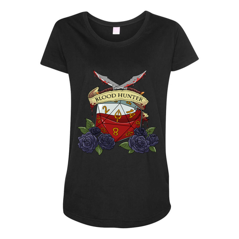 Dice Blood Hunter Maternity Scoop Neck T-shirt by Pannell Quintero | Artistshot