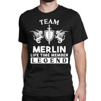 Merlin Name T Shirt - Merlin Life Time Member Legend Gift Item Tee Classic T-shirt | Artistshot