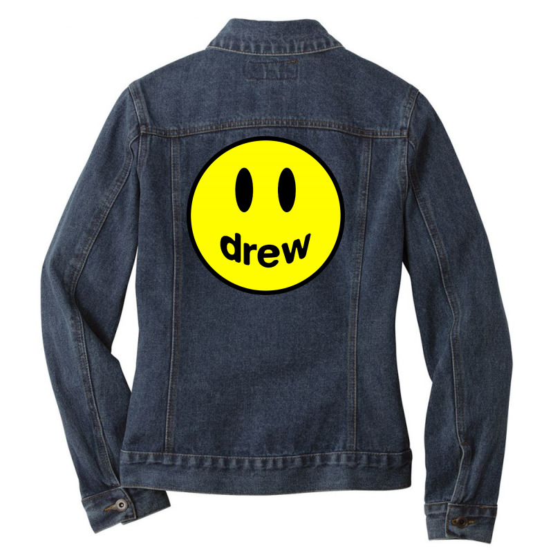 Custom Drew House Ladies Denim Jacket By Shirt1na - Artistshot