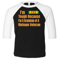 Proud Grandson Of A Vietnam Veteran Toddler 3/4 Sleeve Tee | Artistshot