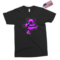 Pink Grateful Dancing Hippie Classic Rock Dead Bear Exclusive T-shirt | Artistshot