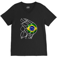 Brasil Brazilian Outfit Design Jersey Apparel V-neck Tee | Artistshot