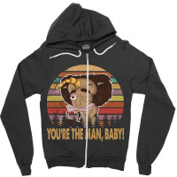 Big Mouth Retro Vintage You Are The Man Zipper Hoodie | Artistshot