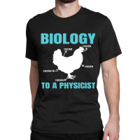 Science Nerd Geek Physics Teacher Biology To A Physicist (2) Classic T-shirt | Artistshot