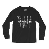 Capricorn Sign Long Sleeve Shirts | Artistshot