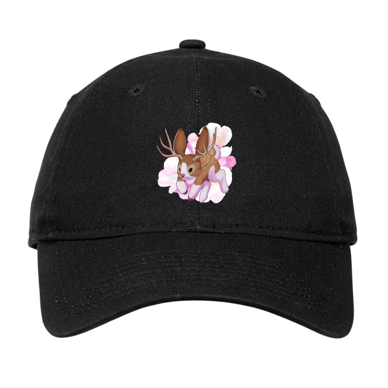 Apple Blossom Jackalope Adjustable Cap | Artistshot