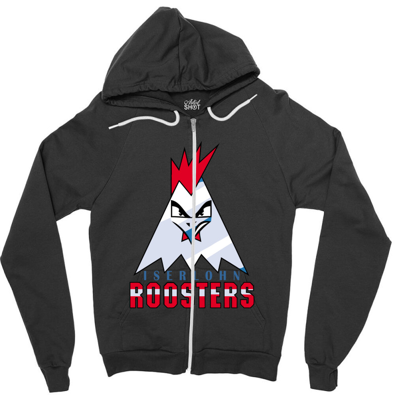 Iserlohn Roosters Zipper Hoodie by gokilshop | Artistshot