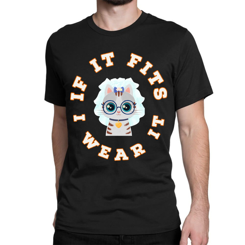 If It Fits, I Wear It (wedding Veil) Classic T-shirt by Ledford Leslie | Artistshot