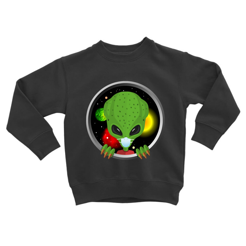 Alien Mask Toddler Sweatshirt by Sizemore Adame | Artistshot