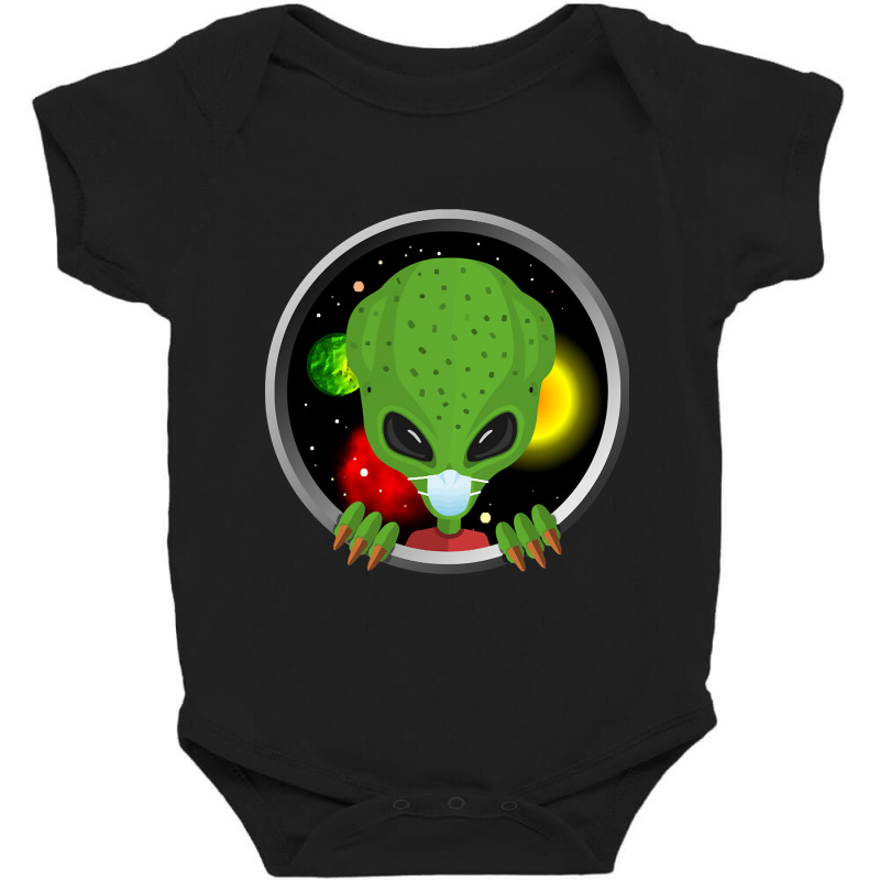 Alien Mask Baby Bodysuit by Sizemore Adame | Artistshot