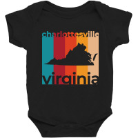 Charlottesville Virginia Retro Baby Bodysuit | Artistshot