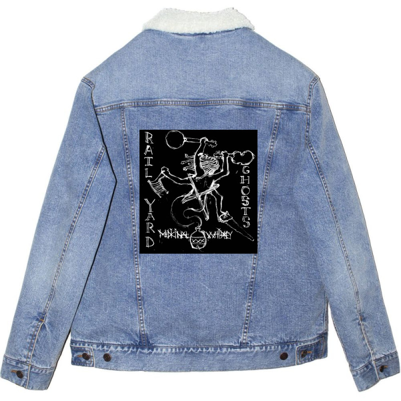 Rail Yard Ghosts - Medicinal Whiskey (2011) Unisex Sherpa-lined Denim Jacket | Artistshot