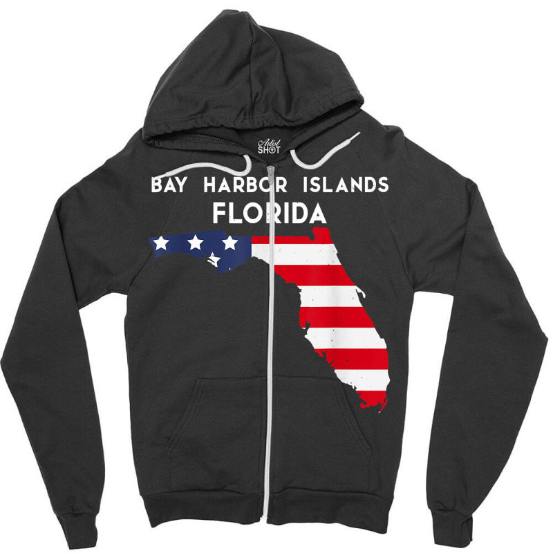 Bay Harbor Islands Florida Usa State America Travel Floridia T Shirt Zipper Hoodie by meritzjla | Artistshot