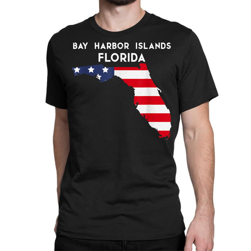 Bay Harbor Islands Florida Usa State America Travel Floridia T Shirt Classic T-shirt by meritzjla | Artistshot