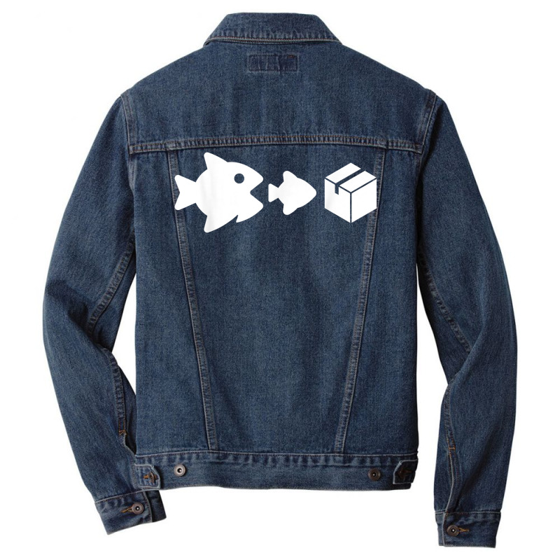 Big Fish Little Fish Cardboard Box Raver Clubbing Dj Music T Shirt Men Denim Jacket by alicakarste3vs | Artistshot