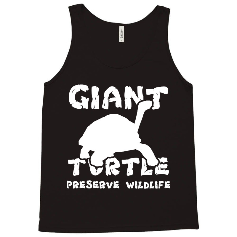 Giant Turtle - Prevent Wildlife Tank Top | Artistshot