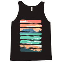 Beach Sunset T  Shirt Summer Sunset Beach Vacation Rocky Cliffs Ocean Tank Top | Artistshot