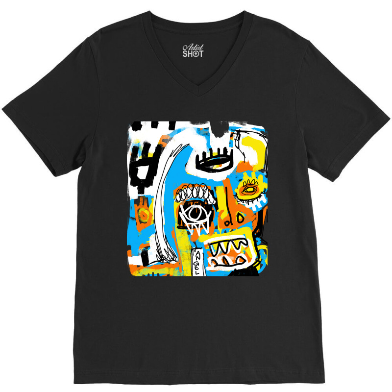 Art Brut V-Neck Tee by bummercaught | Artistshot