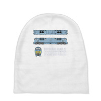 British Rail Class 52 Western Locomotive Diagram T Shirt Baby Beanies | Artistshot