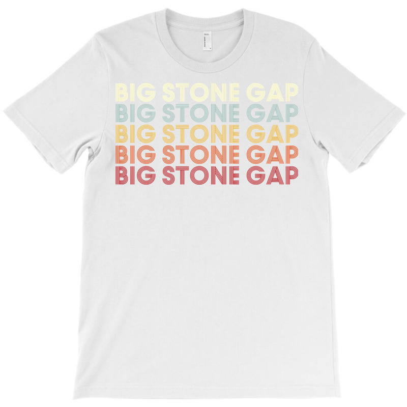 Big Stone Gap Virginia Big Stone Gap Va Retro Vintage Text Pullover Ho T-shirt | Artistshot