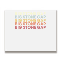 Big Stone Gap Virginia Big Stone Gap Va Retro Vintage Text Pullover Ho Metal Print Horizontal | Artistshot