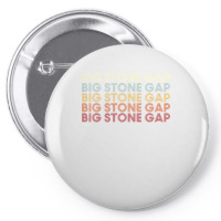 Big Stone Gap Virginia Big Stone Gap Va Retro Vintage Text Pullover Ho Pin-back Button | Artistshot