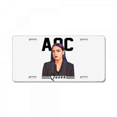 Alexandria Ocasio Cortez Aoc Feminist Political License Plate By Li Min ...