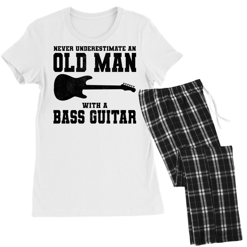 Bass Guitar Player Music Musician Bassist Funny Women's Pajamas Set | Artistshot