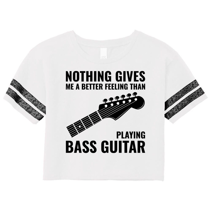 Bass Guitar Player Music Musician Bassist Funny Scorecard Crop Tee | Artistshot