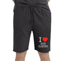 I Heart Rock Climbing Vintage Short | Artistshot