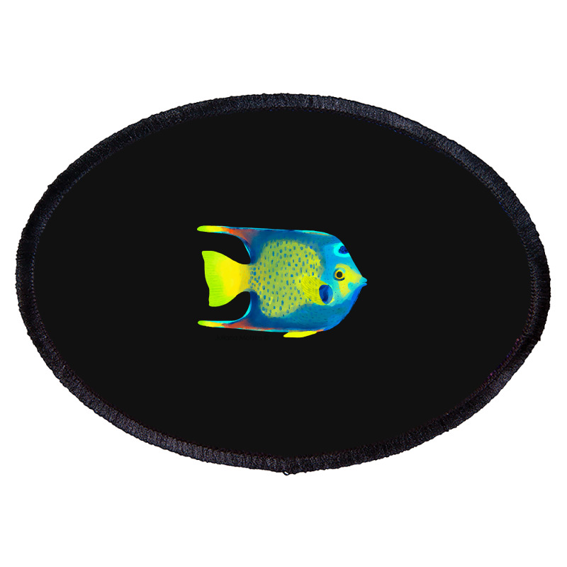 Angelfish Oval Patch | Artistshot