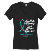 Fragile X Syndrome Awareness In This Family We Fight Together Women's V-neck T-shirt | Artistshot